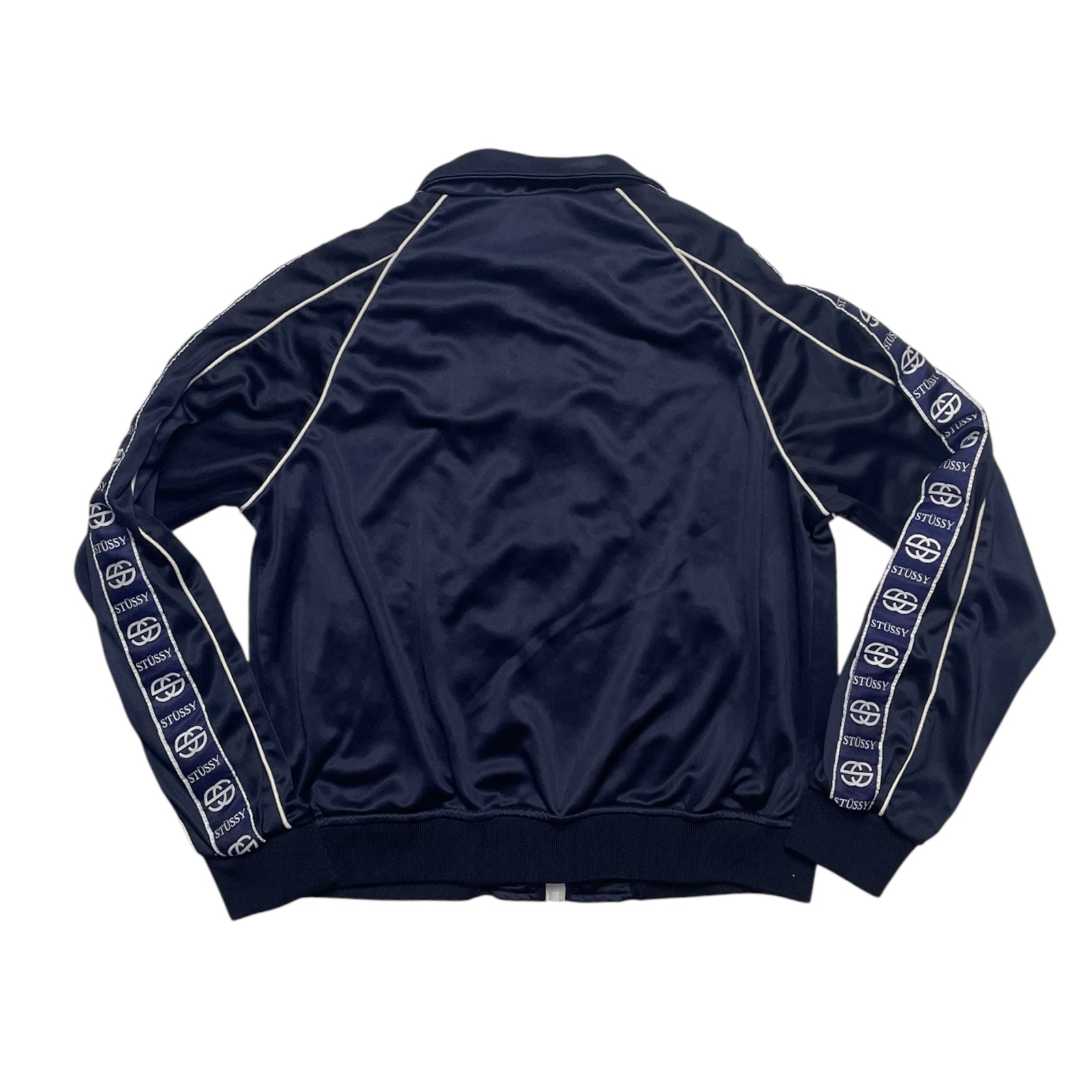 Vintage Stussy Track Jacket Navy