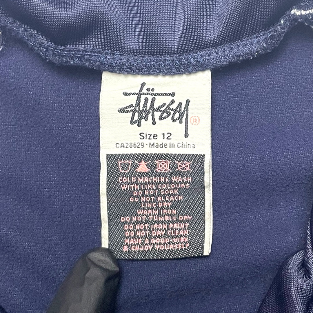 Vintage Stussy Track Jacket Navy