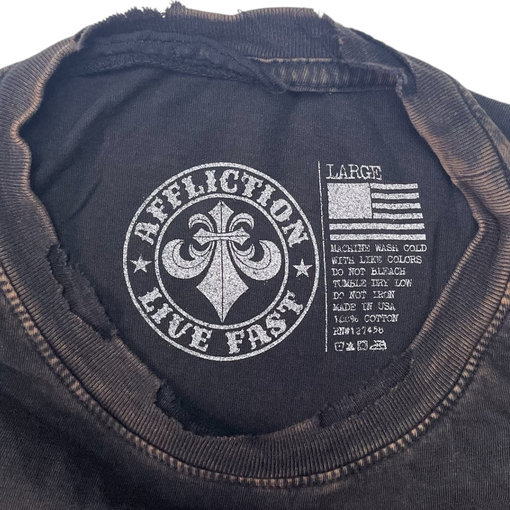 Affliction Live Fast Double Sided T-Shirt