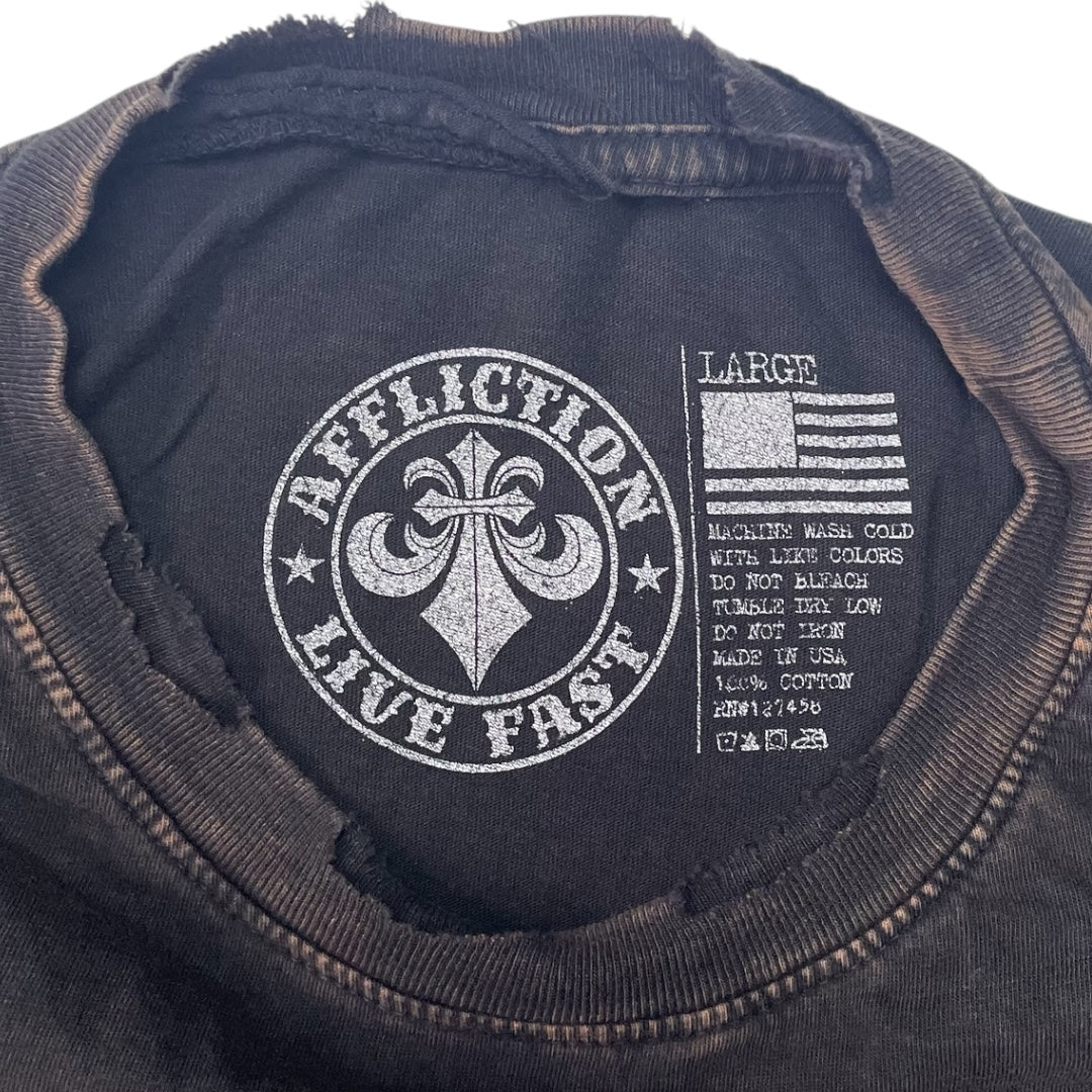 Affliction Live Fast Double Sided T-Shirt