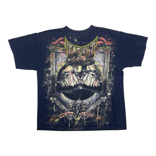 TapOut Vintage MMA Graphic Tee – All Over Print Shirt (Size XL)