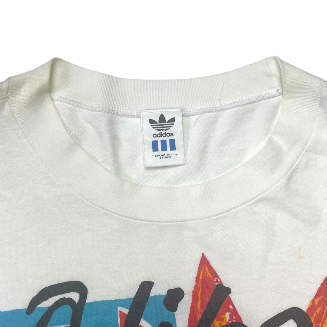 Vintage 90s Adidas Trefoil Logo Graphic T-Shirt