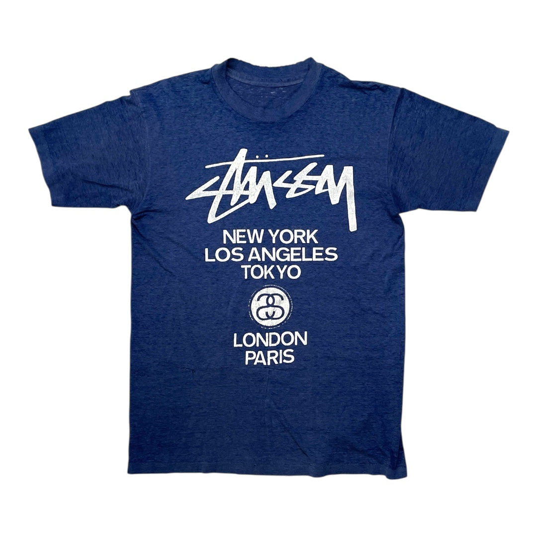 Rare Vintage 90s Stussy Cities Tee