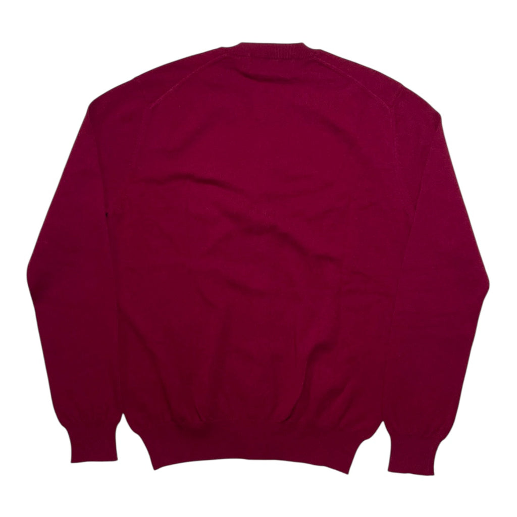 Comme des Garçons Play Red Heart Cardigan Burgundy Size L