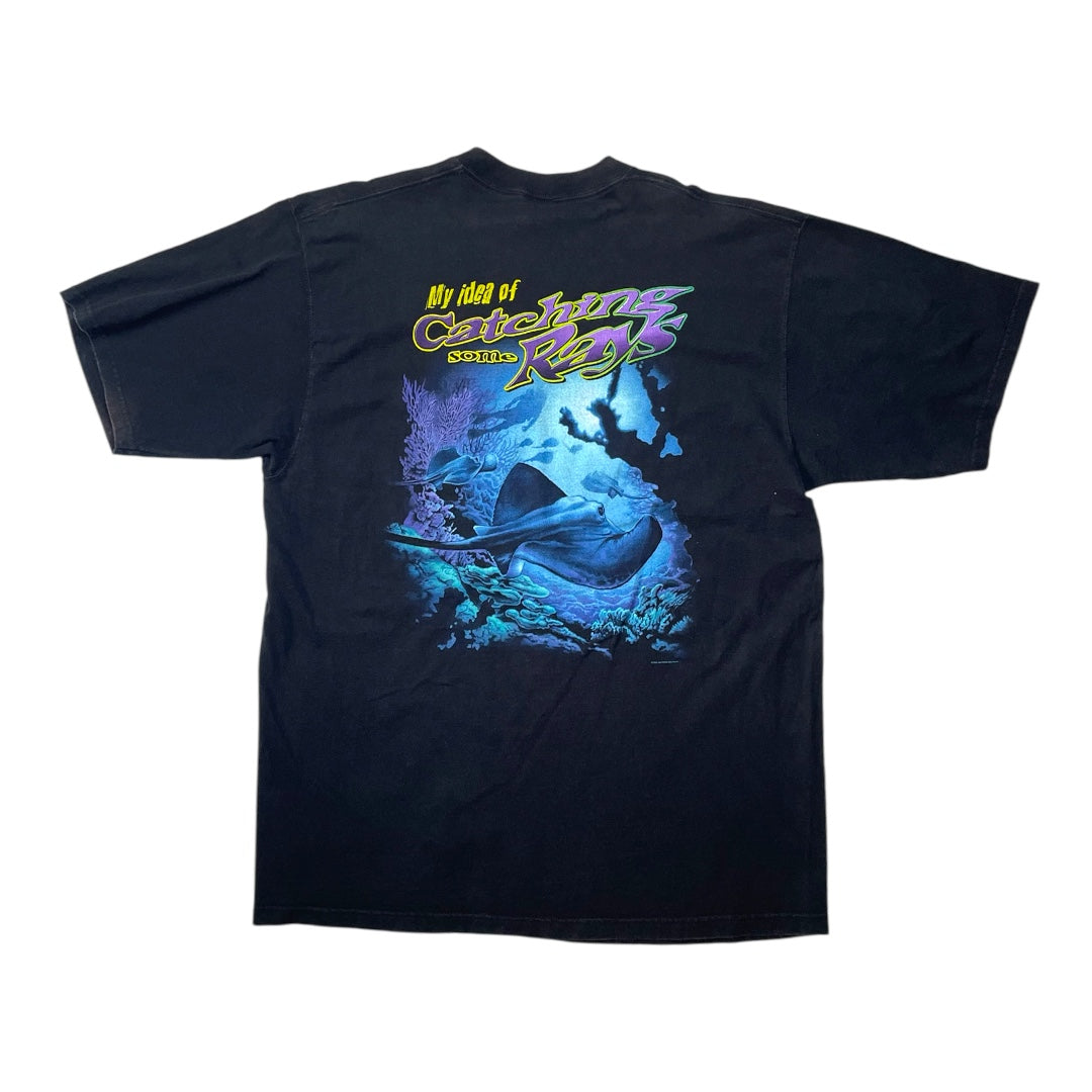 Vintage 90s Amphibious Outfitters Frog Tee