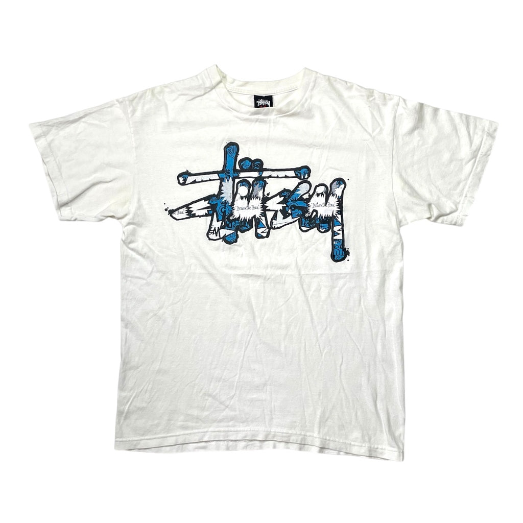 Vintage Stussy Graffiti Logo T Shirt