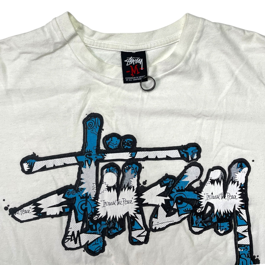 Vintage Stussy Graffiti Logo T Shirt