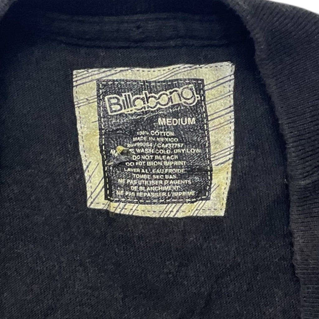 Vintage Billabong Long Sleeve Skull Surf Graphic T Shirt