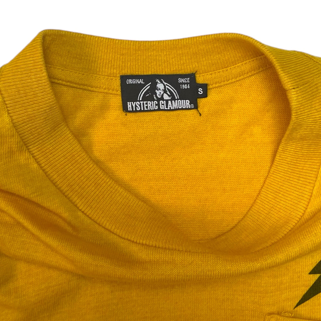 Vintage Hysteric Glamour Hysteric Rock Yellow T Shirt