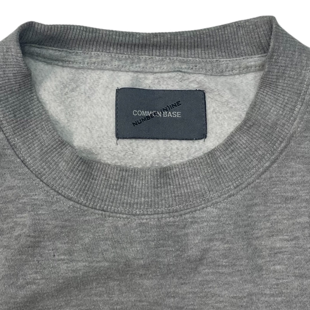 Number (N)ine Common Base Grey Sweatshirt