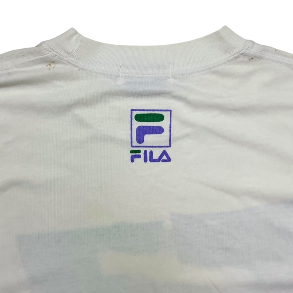 Vintage 90s Fila Big Logo Graphic tee