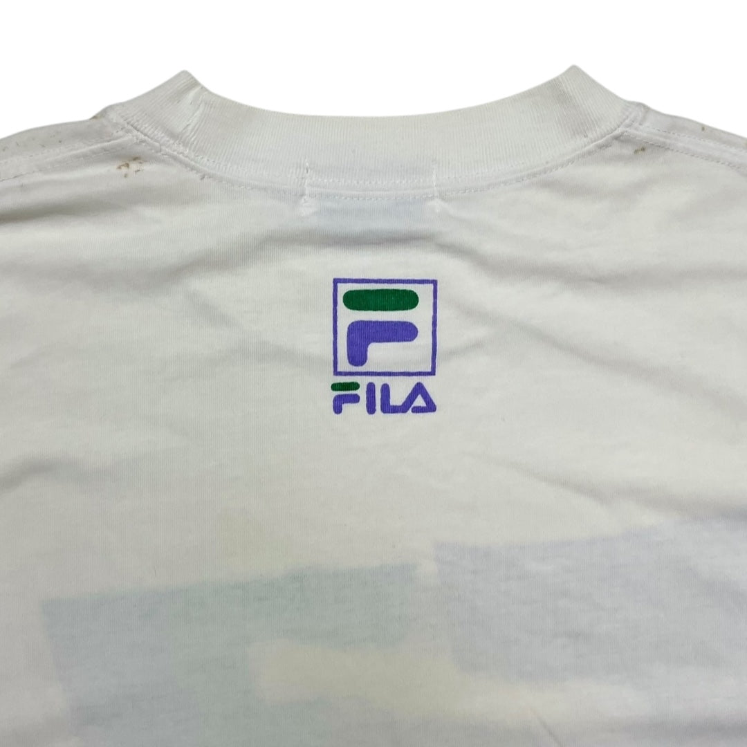 Vintage 90s Fila Big Logo Graphic tee