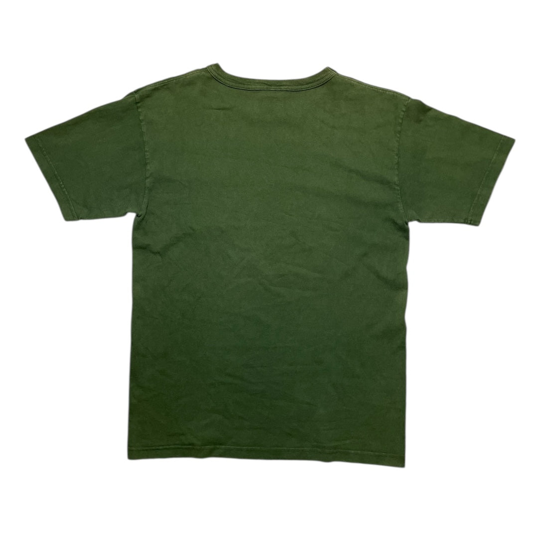 Vintage Champion Pocket Green Faded Tee